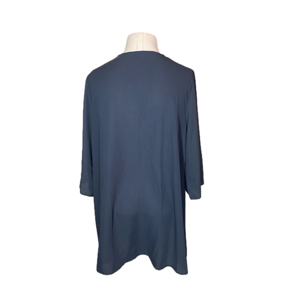kimono coverups X 2, denim blue and white - Picture 4 of 6